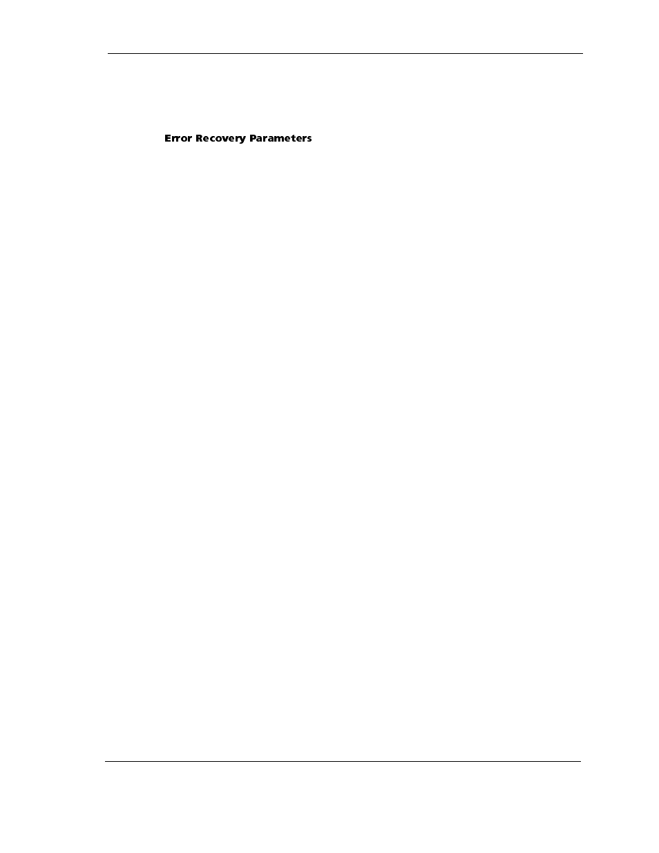 Error recovery parameters | Maxtor D540X-4K User Manual | Page 77 / 96