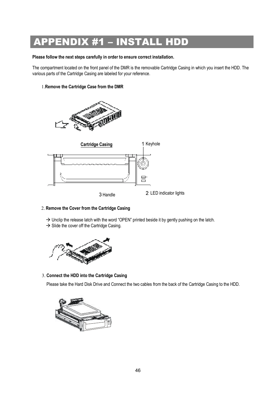 Appendix #1 – install hdd | Maxtor Digital Multiplex Recorder User Manual | Page 50 / 54