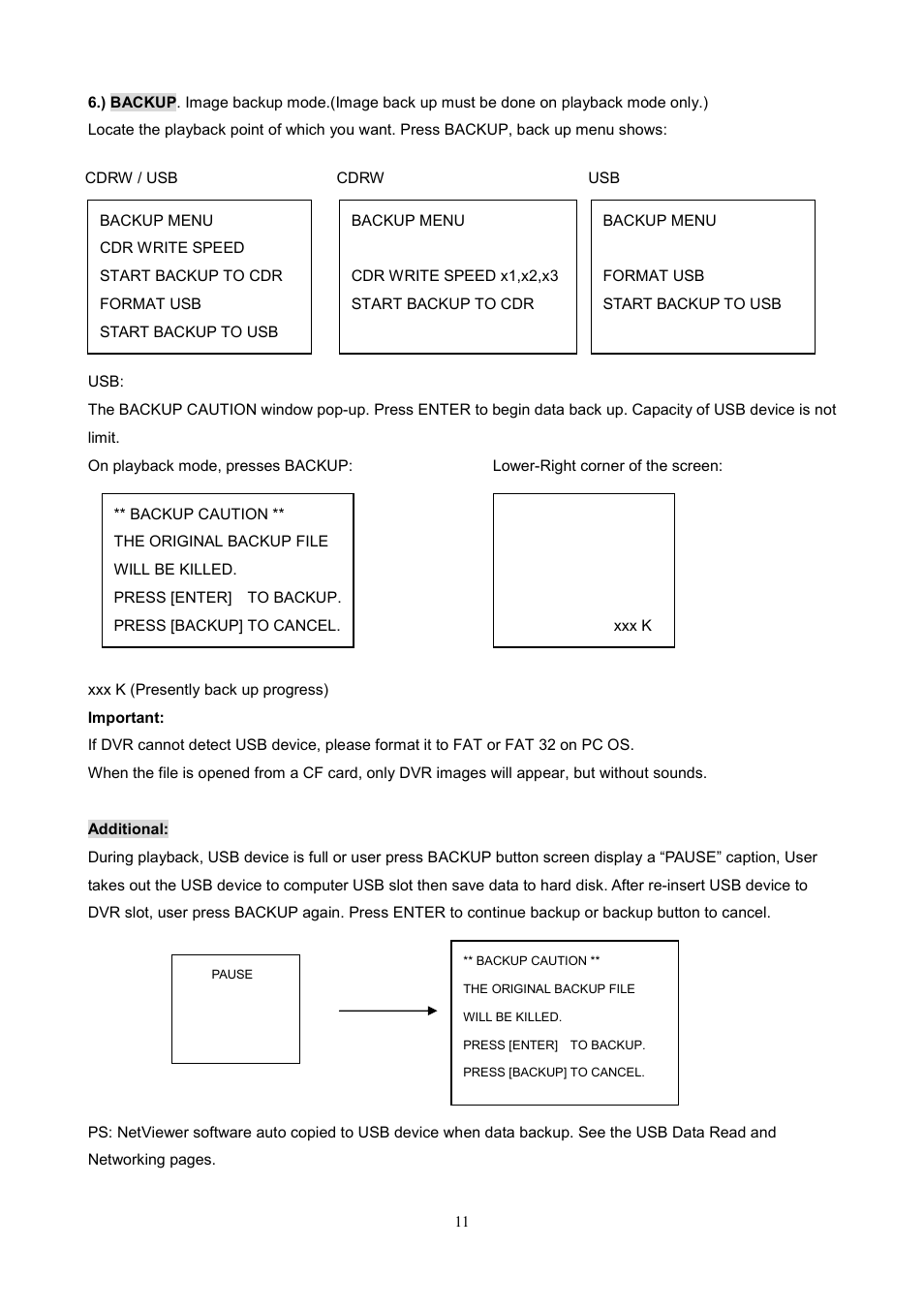 Maxtor 1 16 Channel Digital Video Recorder User Manual | Page 11 / 67