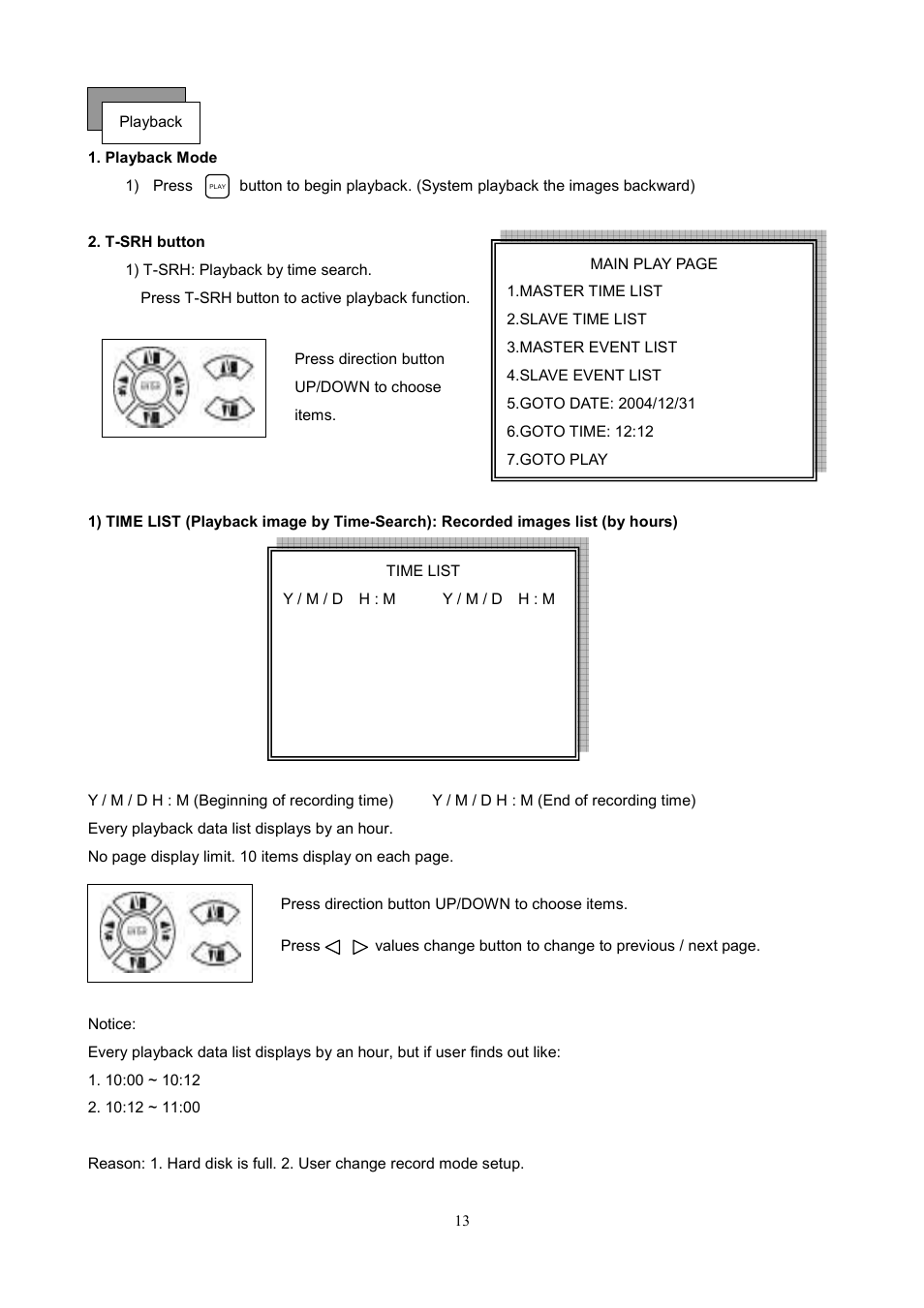 Maxtor 1 16 Channel Digital Video Recorder User Manual | Page 13 / 67