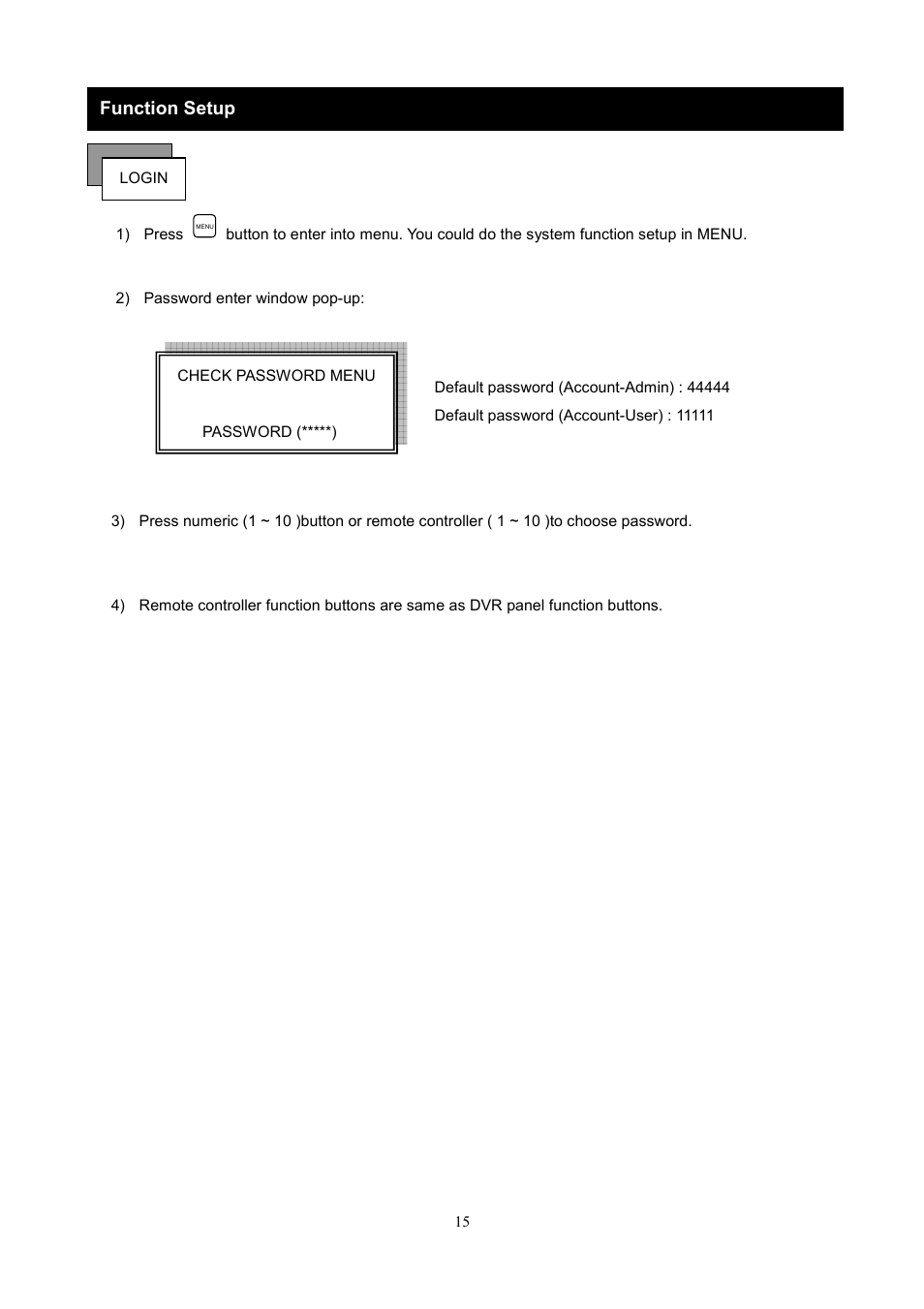 Maxtor 1 16 Channel Digital Video Recorder User Manual | Page 15 / 67