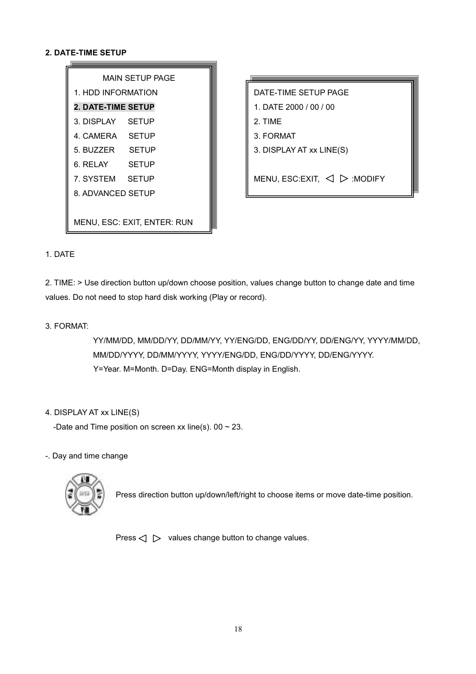 Maxtor 1 16 Channel Digital Video Recorder User Manual | Page 18 / 67