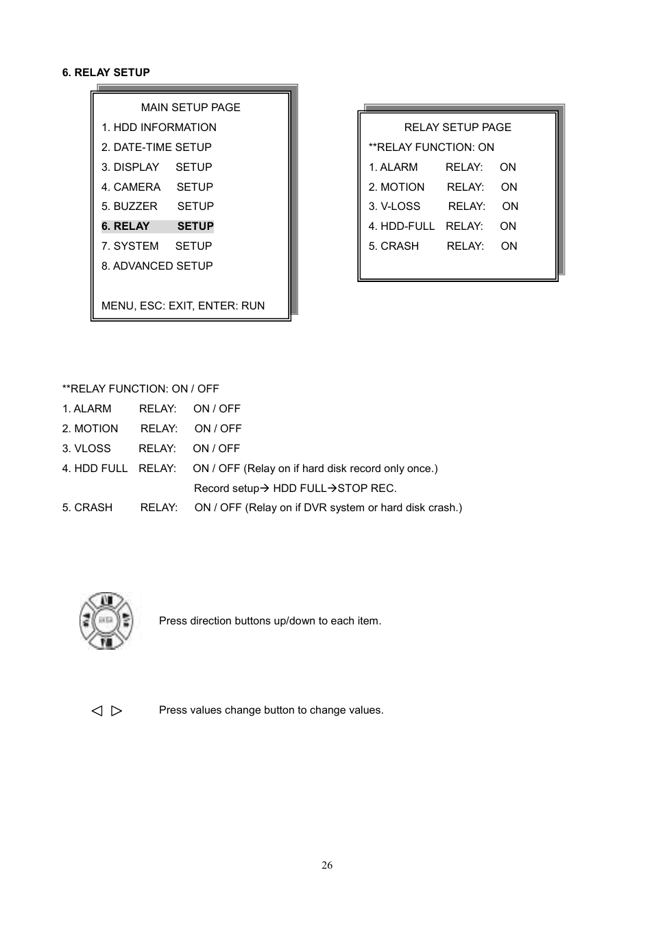 Maxtor 1 16 Channel Digital Video Recorder User Manual | Page 26 / 67