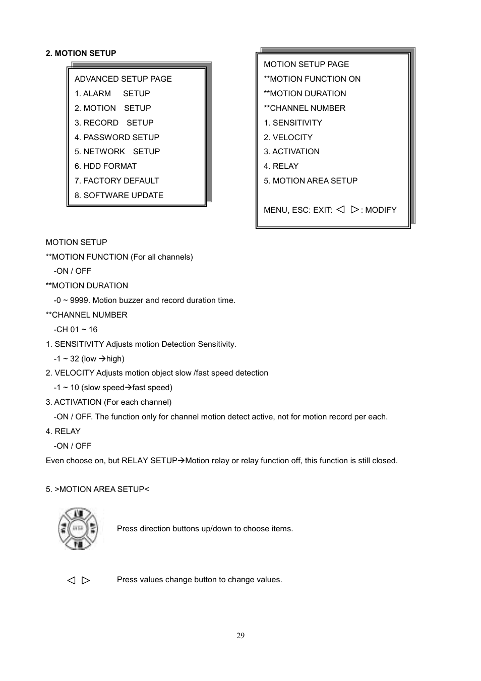 Maxtor 1 16 Channel Digital Video Recorder User Manual | Page 29 / 67
