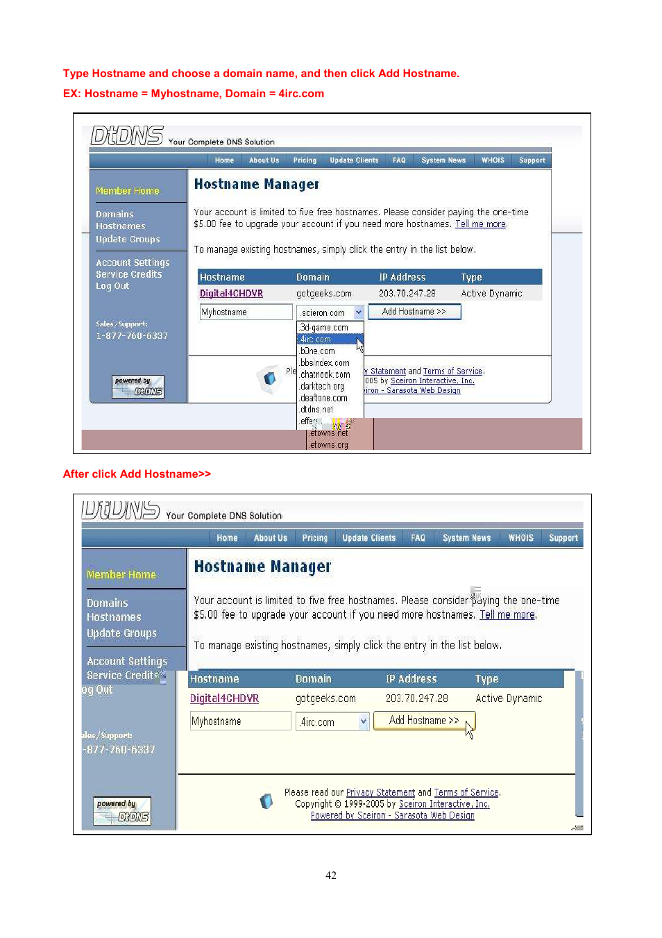 Maxtor 1 16 Channel Digital Video Recorder User Manual | Page 42 / 67