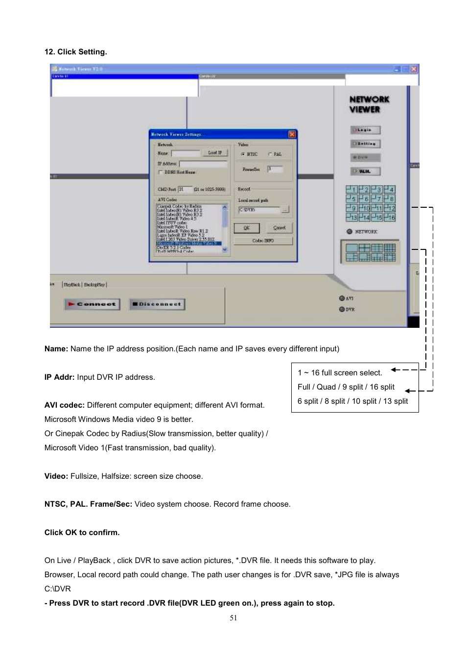 Maxtor 1 16 Channel Digital Video Recorder User Manual | Page 51 / 67