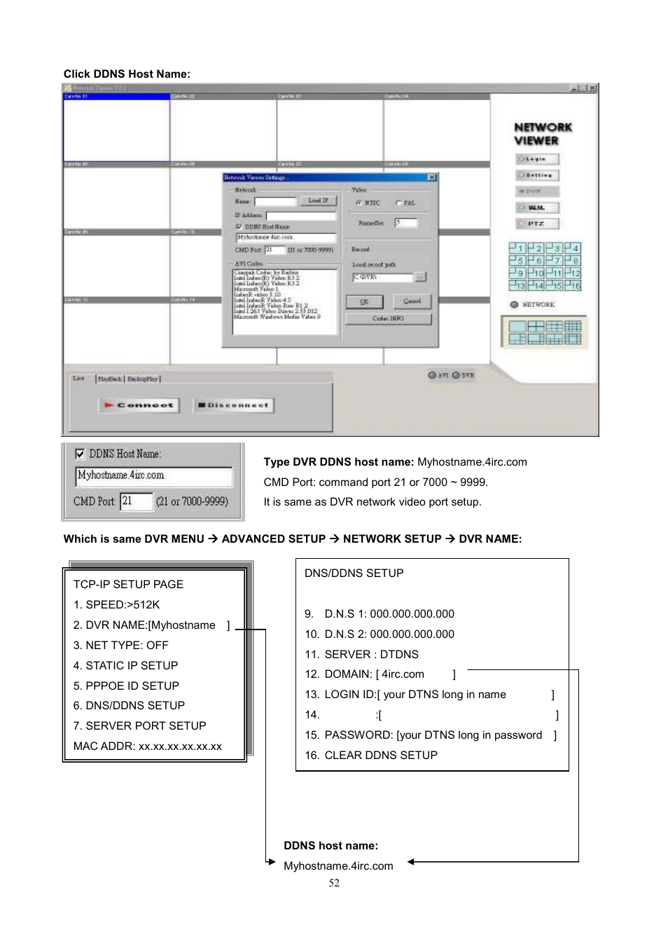 Maxtor 1 16 Channel Digital Video Recorder User Manual | Page 52 / 67