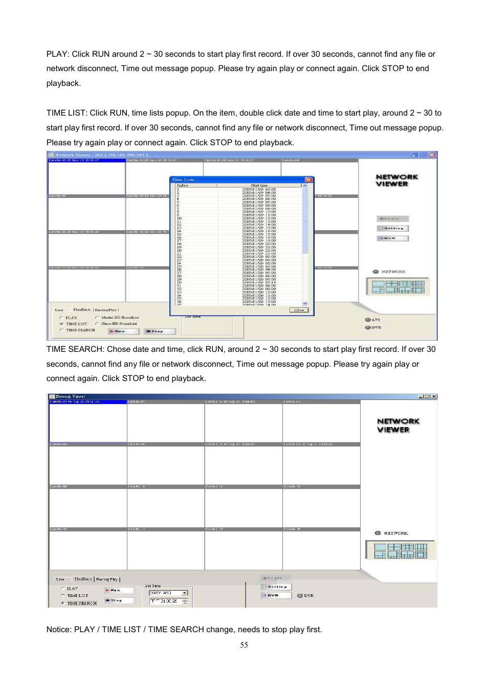 Maxtor 1 16 Channel Digital Video Recorder User Manual | Page 55 / 67