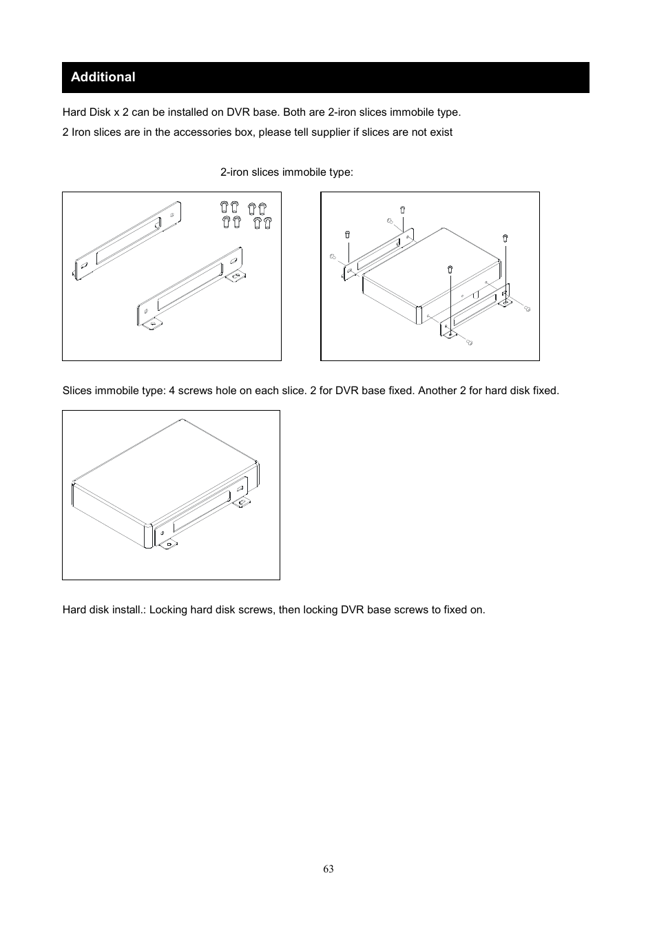 Maxtor 1 16 Channel Digital Video Recorder User Manual | Page 63 / 67