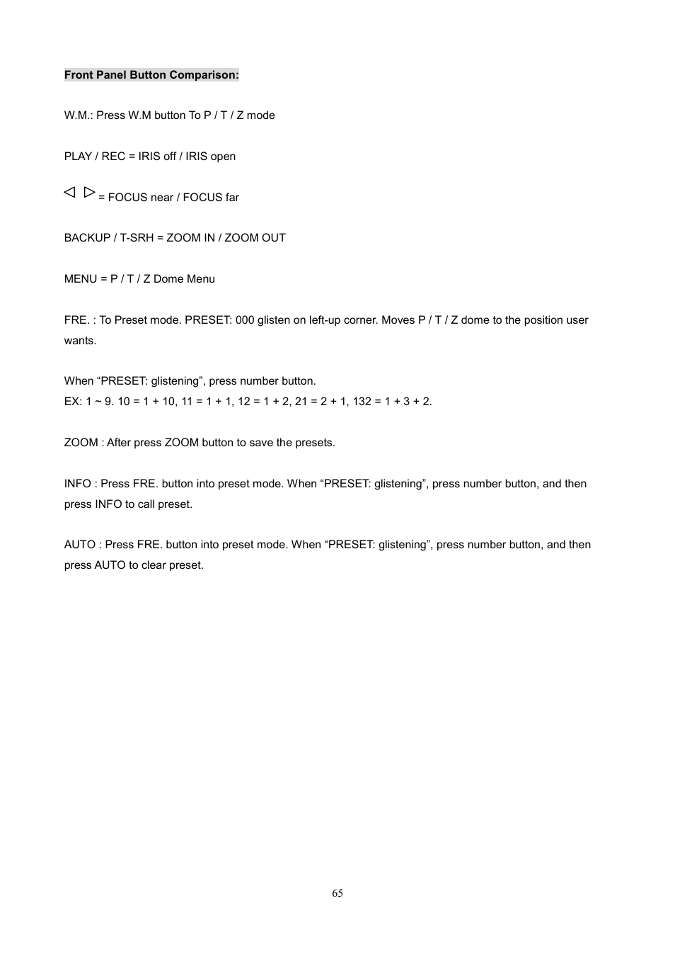 Maxtor 1 16 Channel Digital Video Recorder User Manual | Page 65 / 67