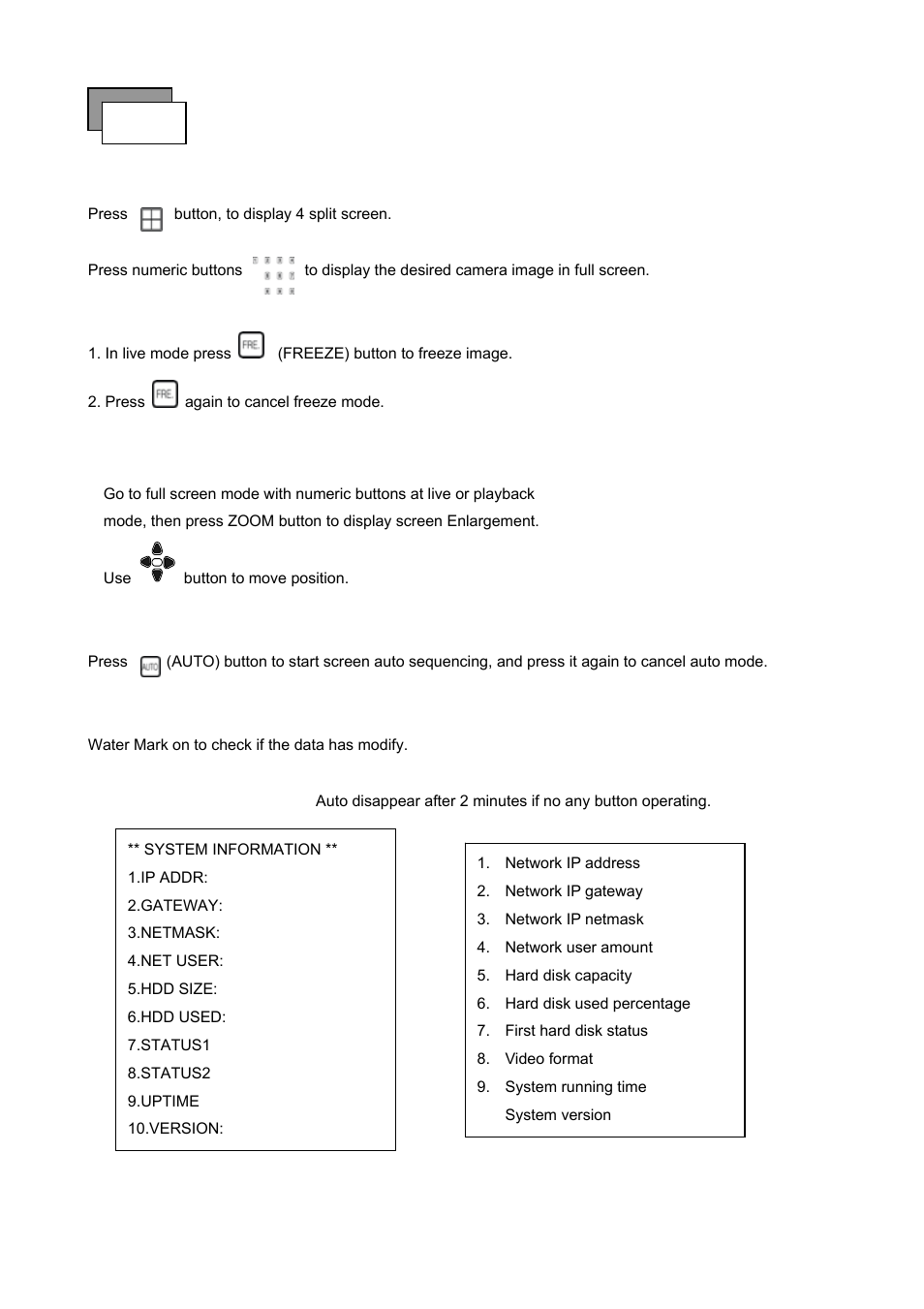 Maxtor 4 Channel Digital Video Recorder User Manual | Page 10 / 65