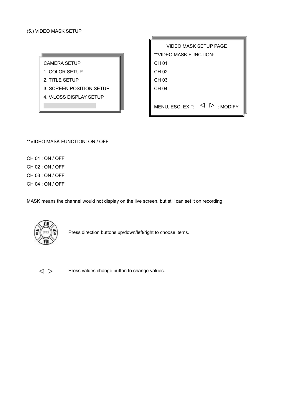 Maxtor 4 Channel Digital Video Recorder User Manual | Page 24 / 65