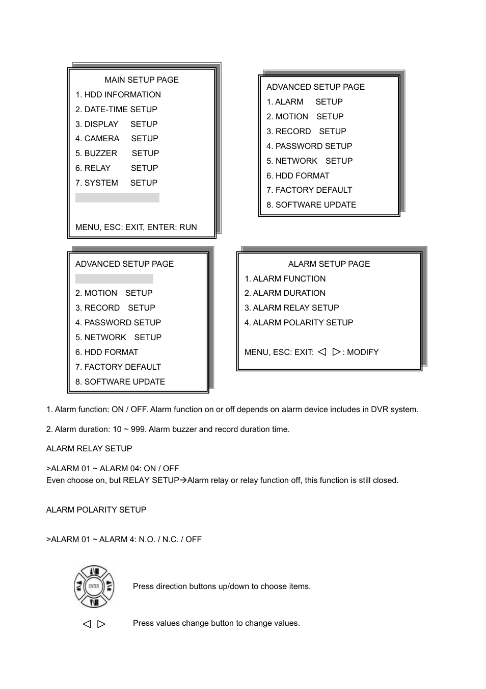 Maxtor 4 Channel Digital Video Recorder User Manual | Page 28 / 65