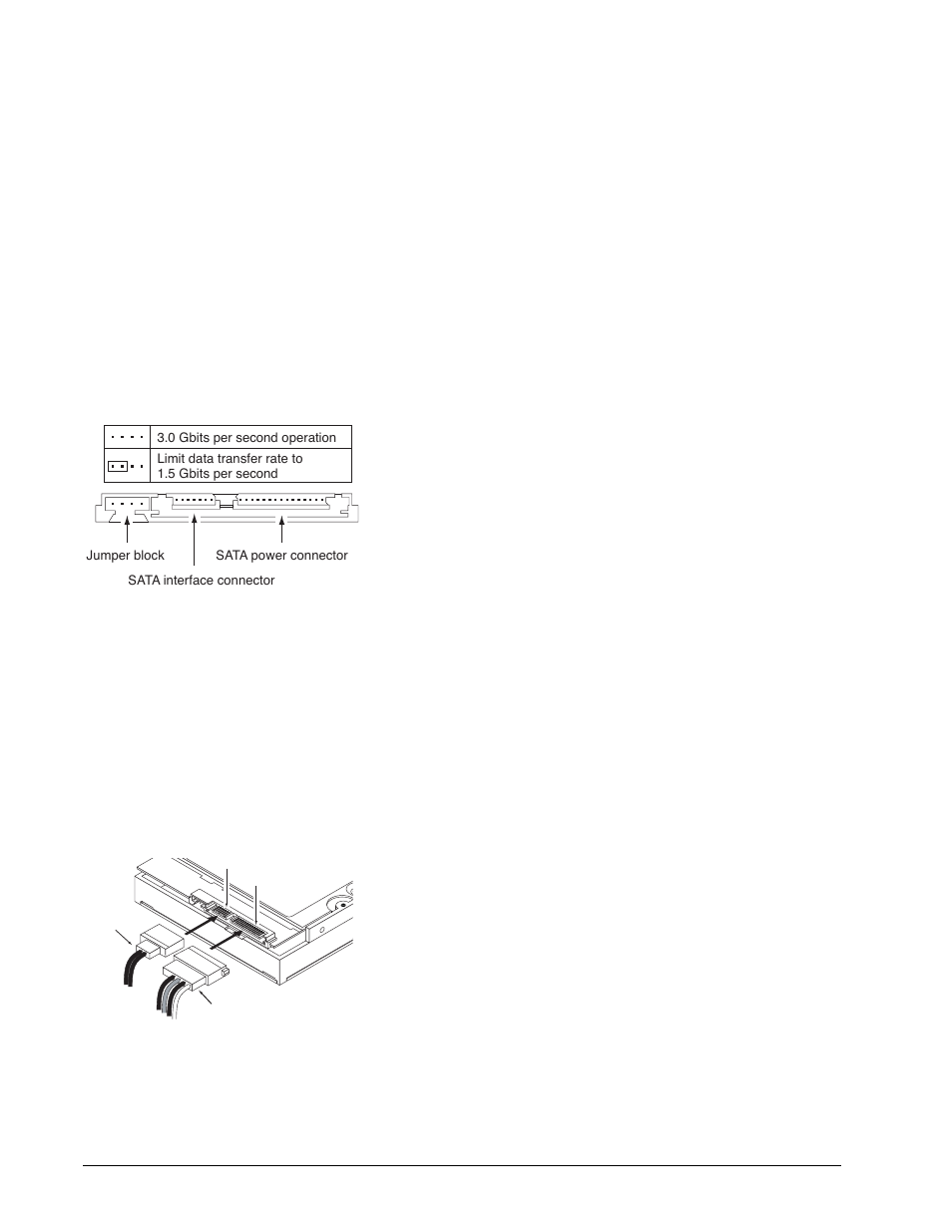 2 configuring the drive, 3 serial ata cables and connectors, Figure 3 | Serial ata connectors, Figure 4, Attaching sata cabling | Maxtor DIAMONDMAX 100451230 User Manual | Page 36 / 56