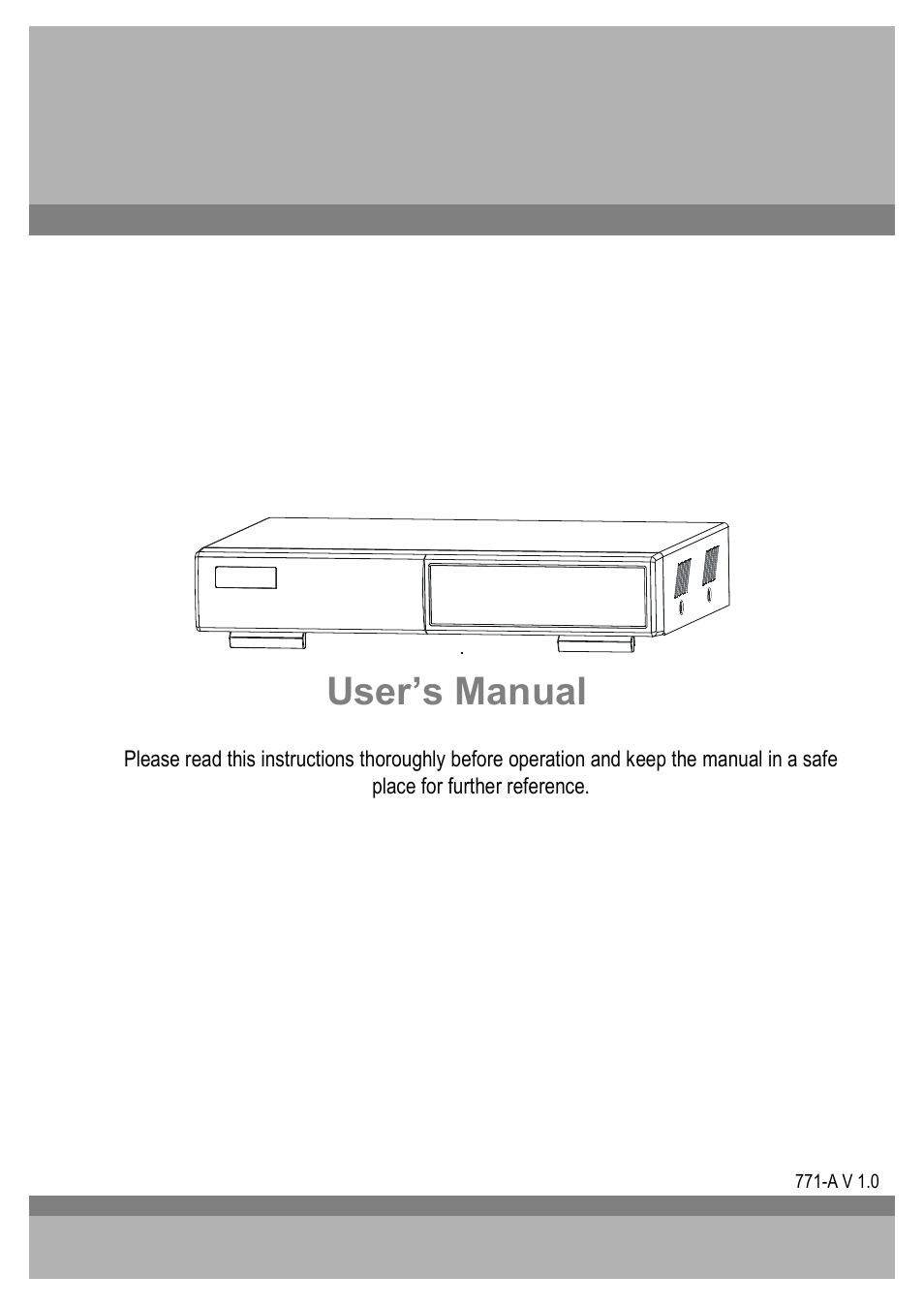 Maxtor 4 CH Digital Video Recorder User Manual | 24 pages