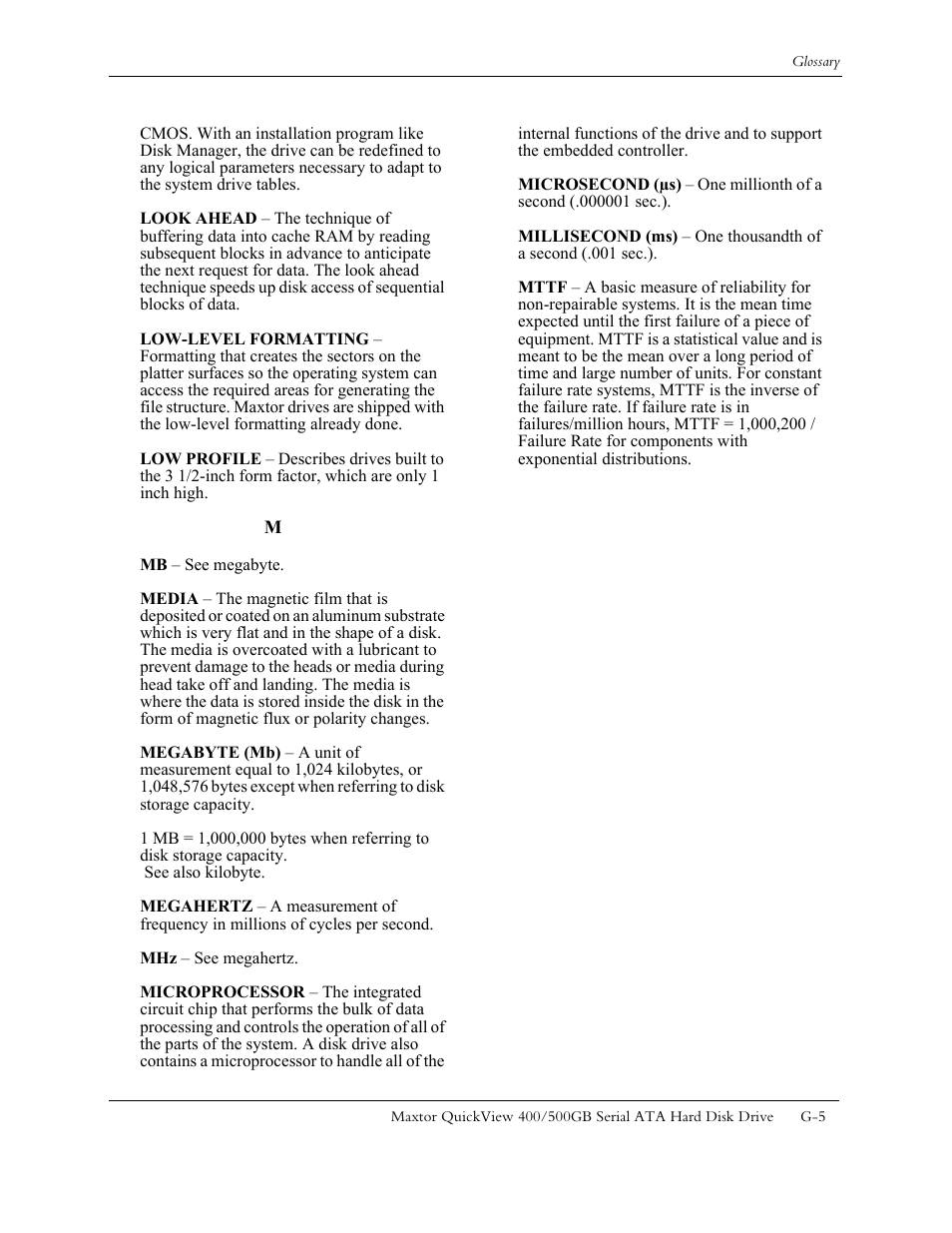 Maxtor QUICKVIEW ATA User Manual | Page 59 / 63