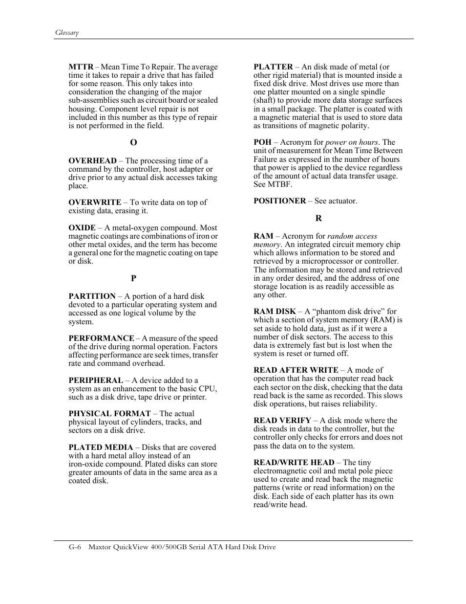 Maxtor QUICKVIEW ATA User Manual | Page 60 / 63