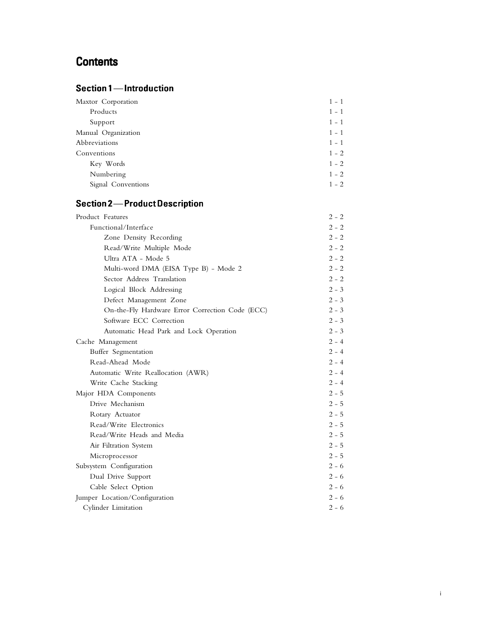 Maxtor 96147H6 User Manual | Page 4 / 64