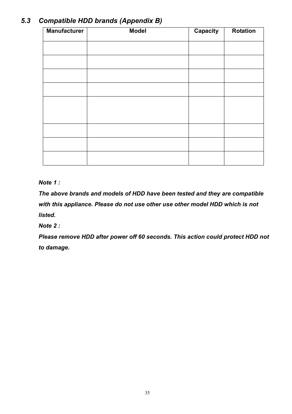 Maxtor Digital Video Recorder CBC V 0.4 User Manual | Page 35 / 35