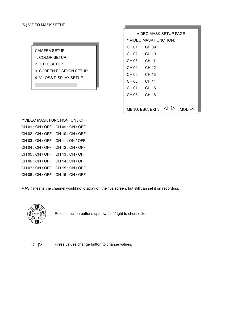 Maxtor 16 Channel Digital Video Recorder User Manual | Page 24 / 51