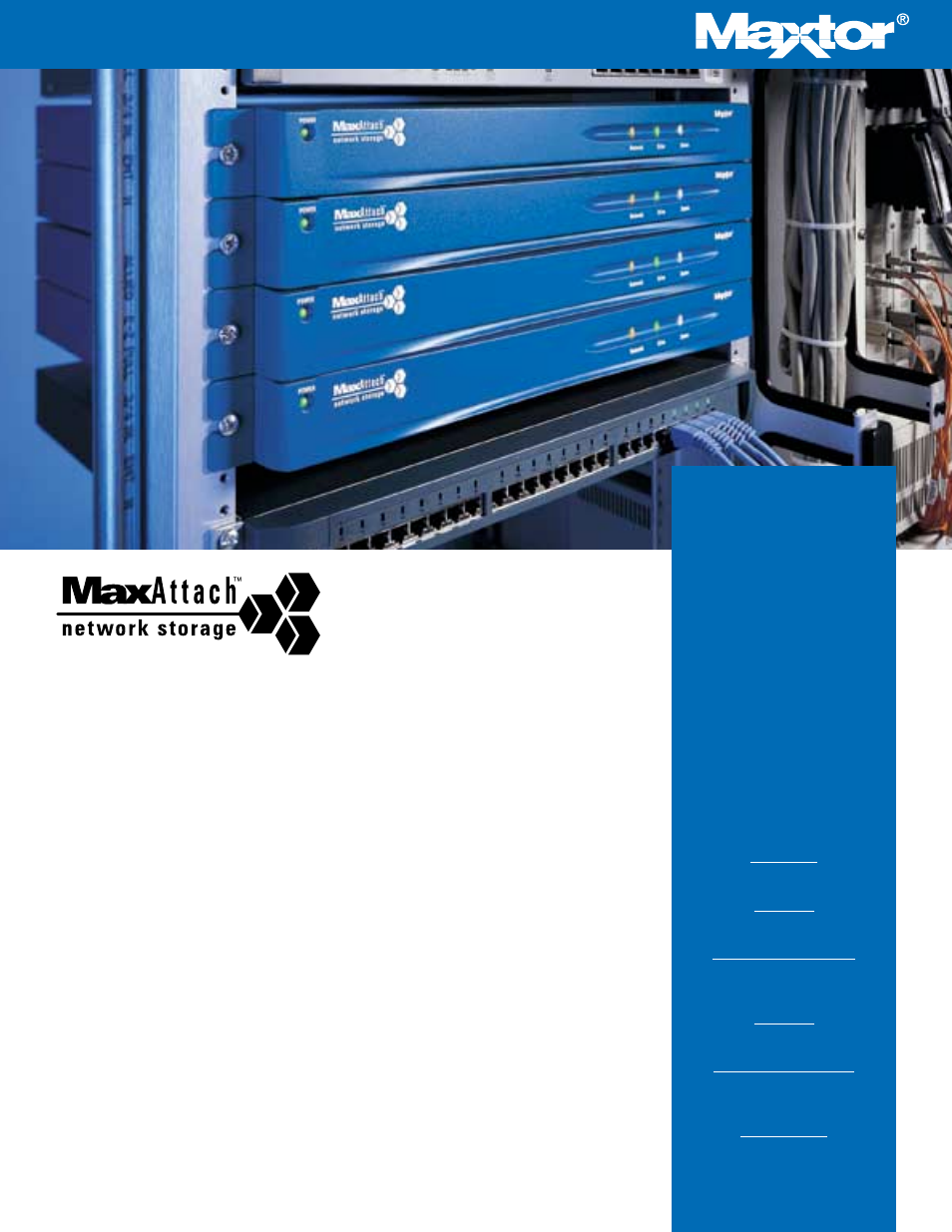 Maxtor MaxAttach NAS 3000 User Manual | 2 pages