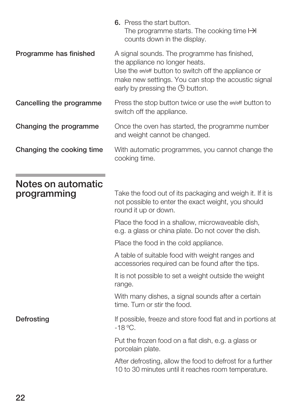 Siemens HF25M5L2 User Manual | Page 22 / 172