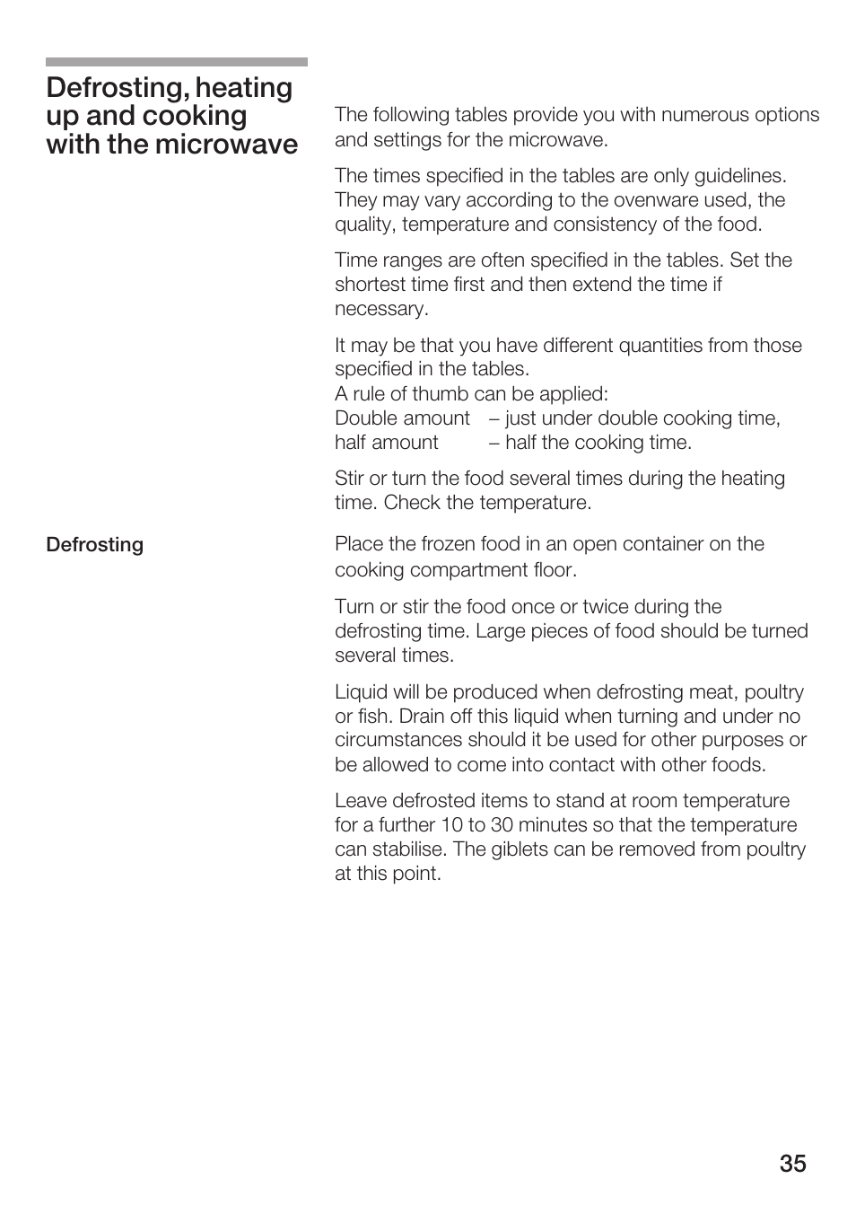 Siemens HF25M5L2 User Manual | Page 35 / 172