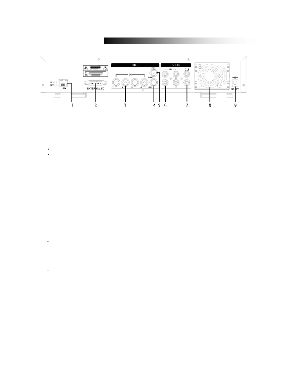 Rear panel | Maxtor 773W V1.0 User Manual | Page 8 / 52