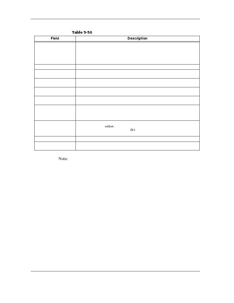 Table 5-50, Generic log parameter-field descriptions -40, D table 5-50 desc | Maxtor ATLAS 10K III User Manual | Page 104 / 284