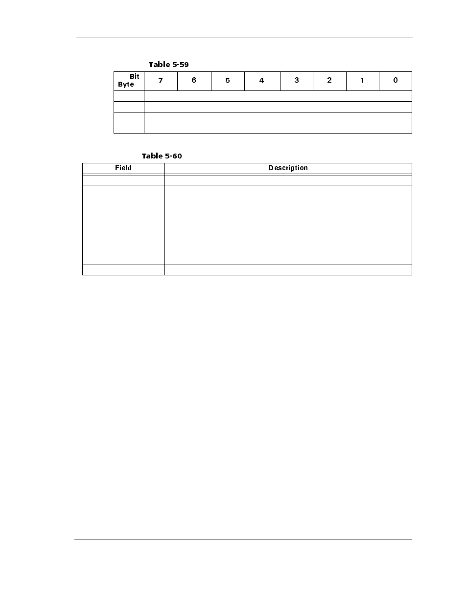 Table 5-59, Mode parameter block descriptor-data format -45, Table 5-60 | Maxtor ATLAS 10K III User Manual | Page 109 / 284