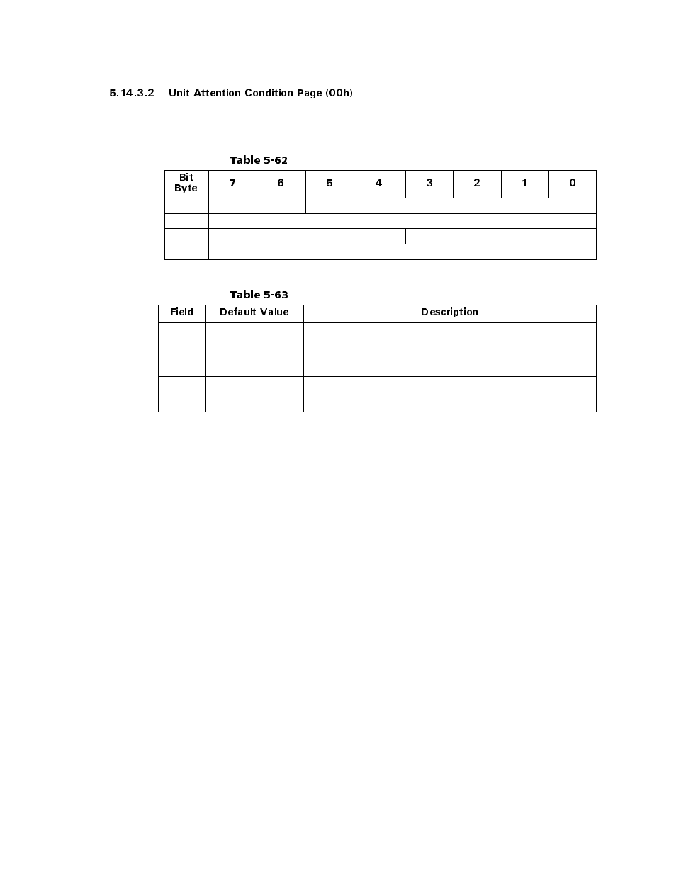 Table 5-62, Table 5-63 | Maxtor ATLAS 10K III User Manual | Page 111 / 284