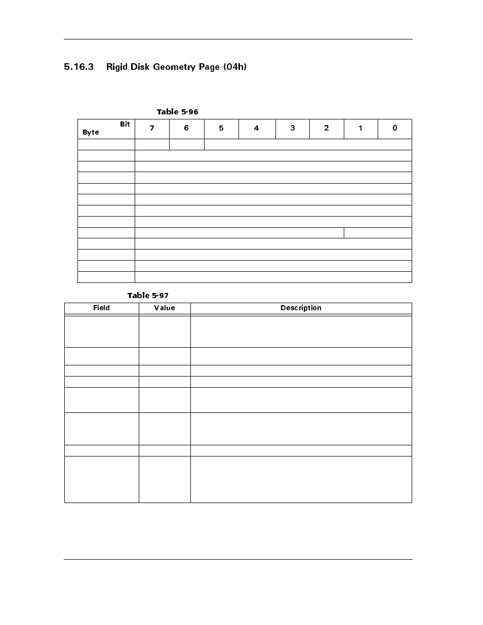 Table 5-96, Table 5-97, 4kikf &kum )gqogvt[ 2cig j | Maxtor ATLAS 10K III User Manual | Page 144 / 284