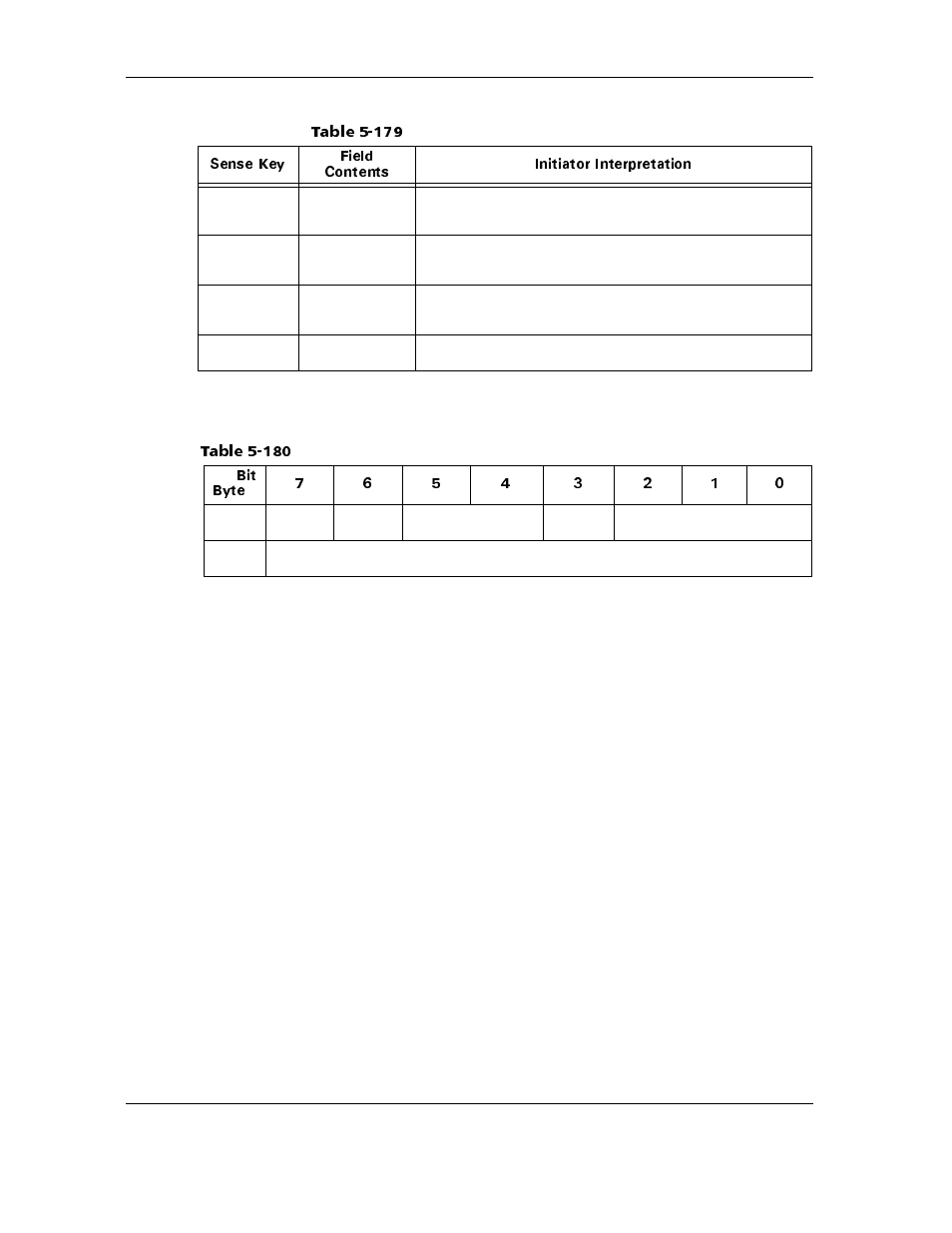Table 5-179 sense-key specific field contents, Table 5-179, Sense-key specific field contents -152 | Table 5-180 | Maxtor ATLAS 10K III User Manual | Page 216 / 284
