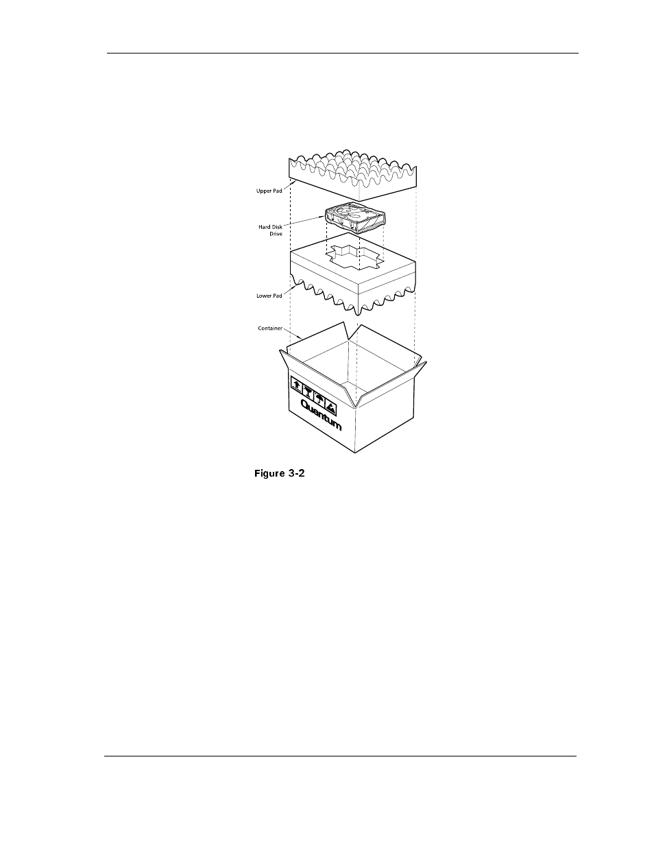 Figure 3-2 drive packing assembly, Figure 3-2 drive packing assembly -5 | Maxtor ATLAS 10K III User Manual | Page 31 / 284
