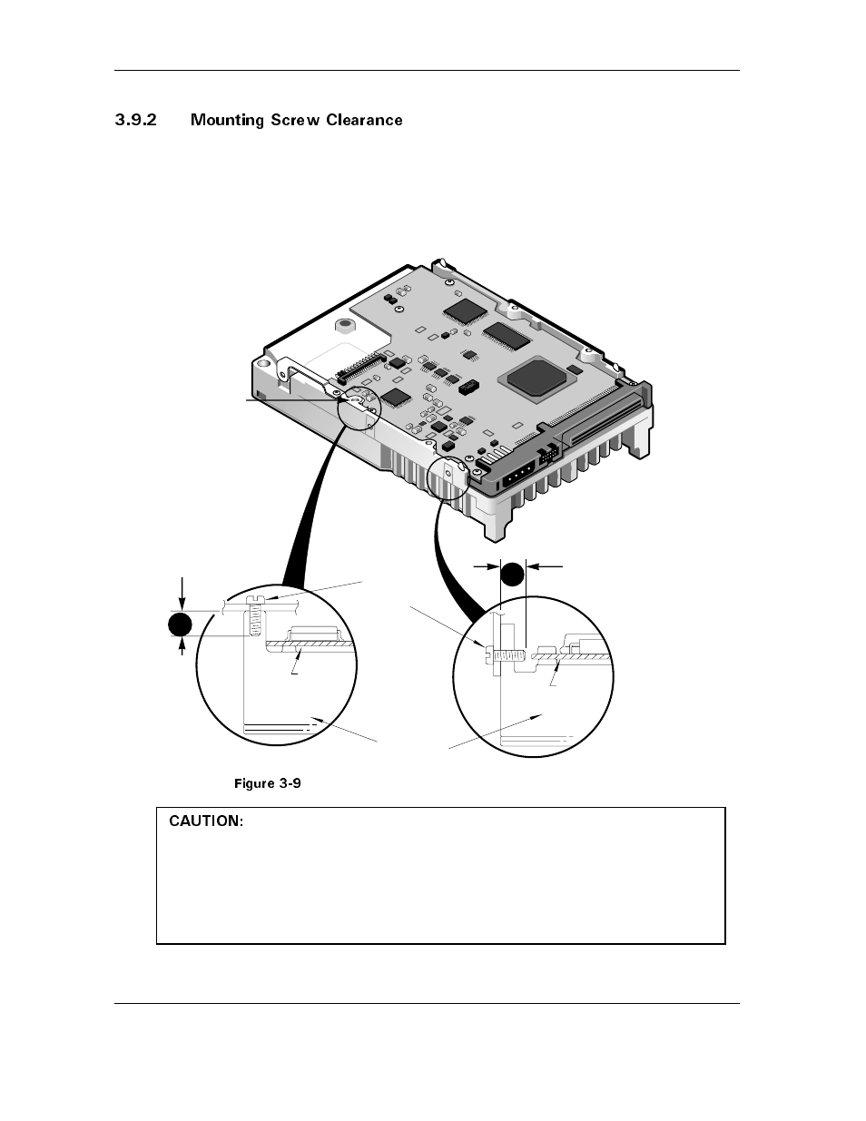 2 mounting screw clearance, 2 mounting screw clearance -24, Qwpvkpi 5etgy %ngctcpeg | Maxtor ATLAS 10K III User Manual | Page 50 / 284