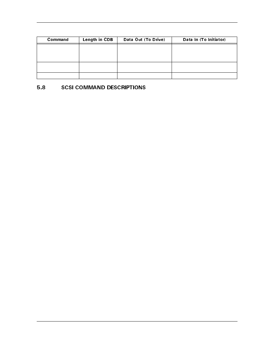 8 scsi command descriptions, 8 scsi command descriptions -12 | Maxtor ATLAS 10K III User Manual | Page 76 / 284