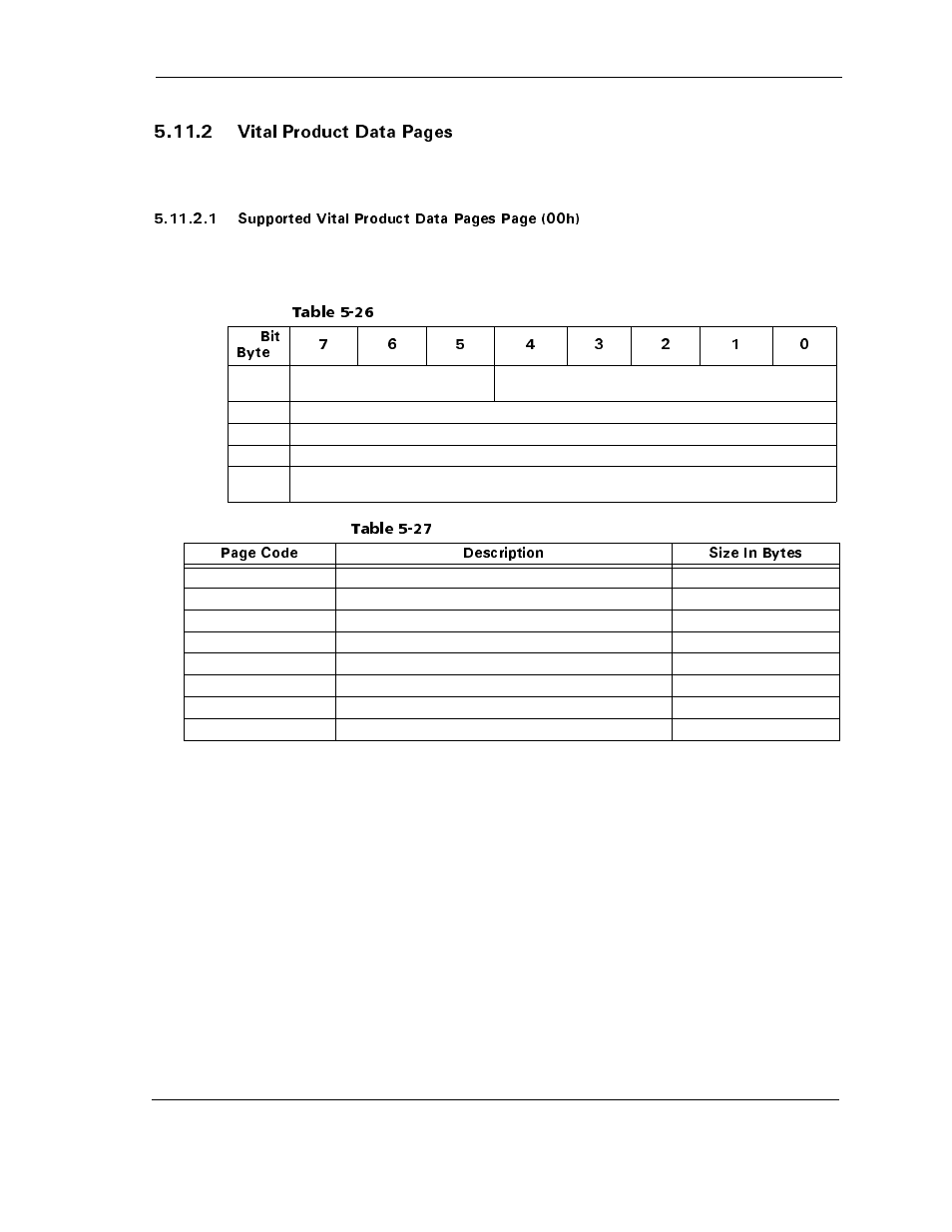 Table 5-26, Table 5-27, 8kvcn 2tqfwev &cvc 2cigu | Maxtor ATLAS 10K III User Manual | Page 87 / 284