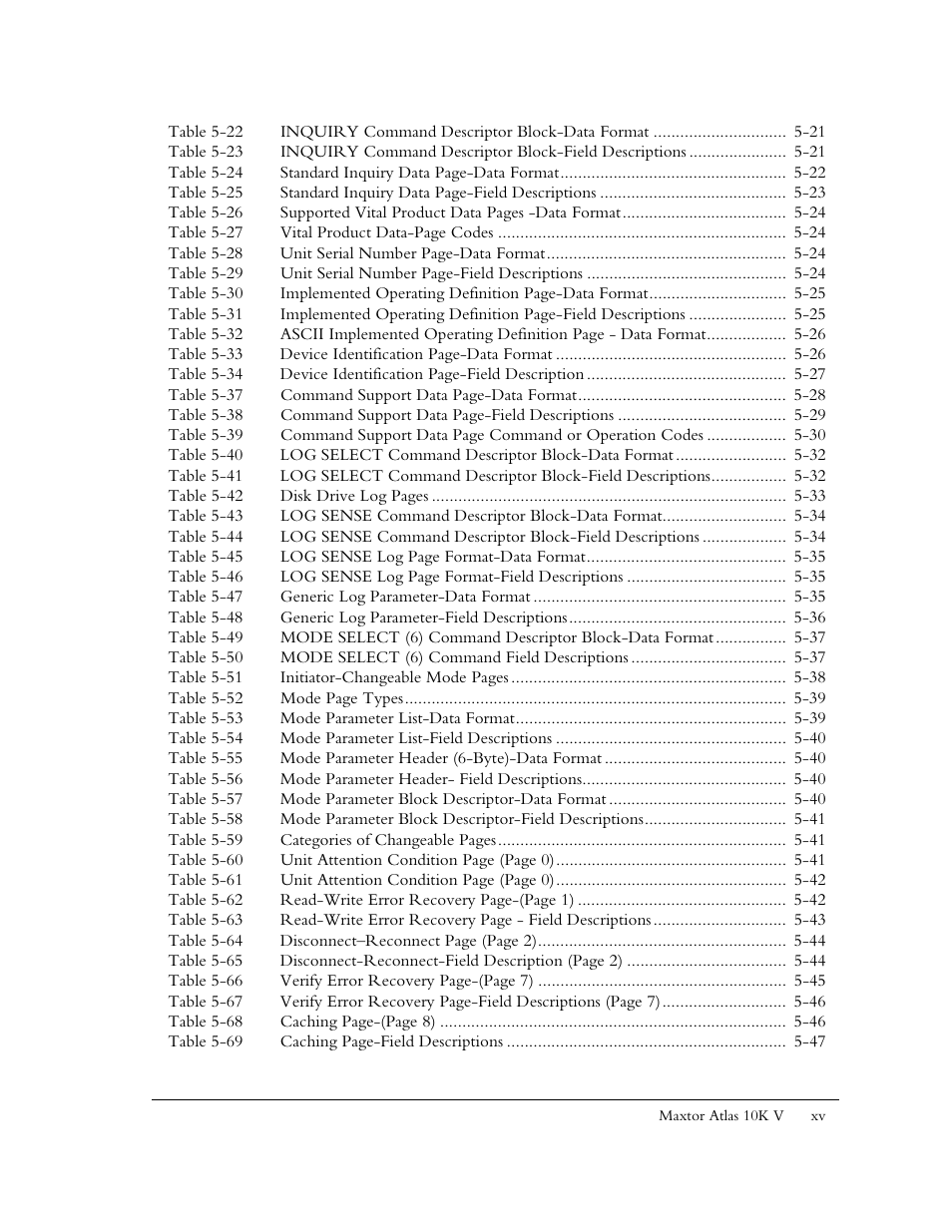 Maxtor 10K V User Manual | Page 12 / 253