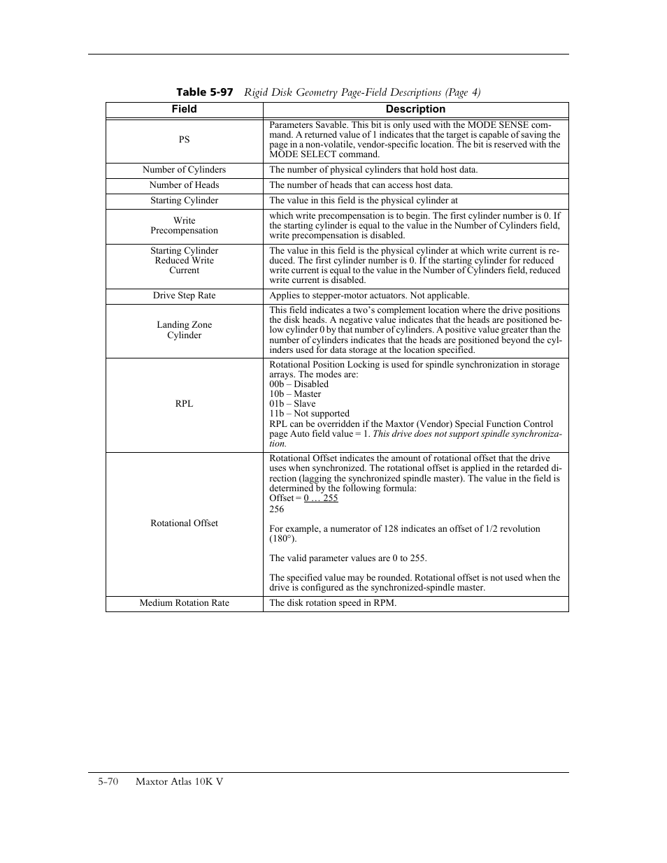Maxtor 10K V User Manual | Page 128 / 253