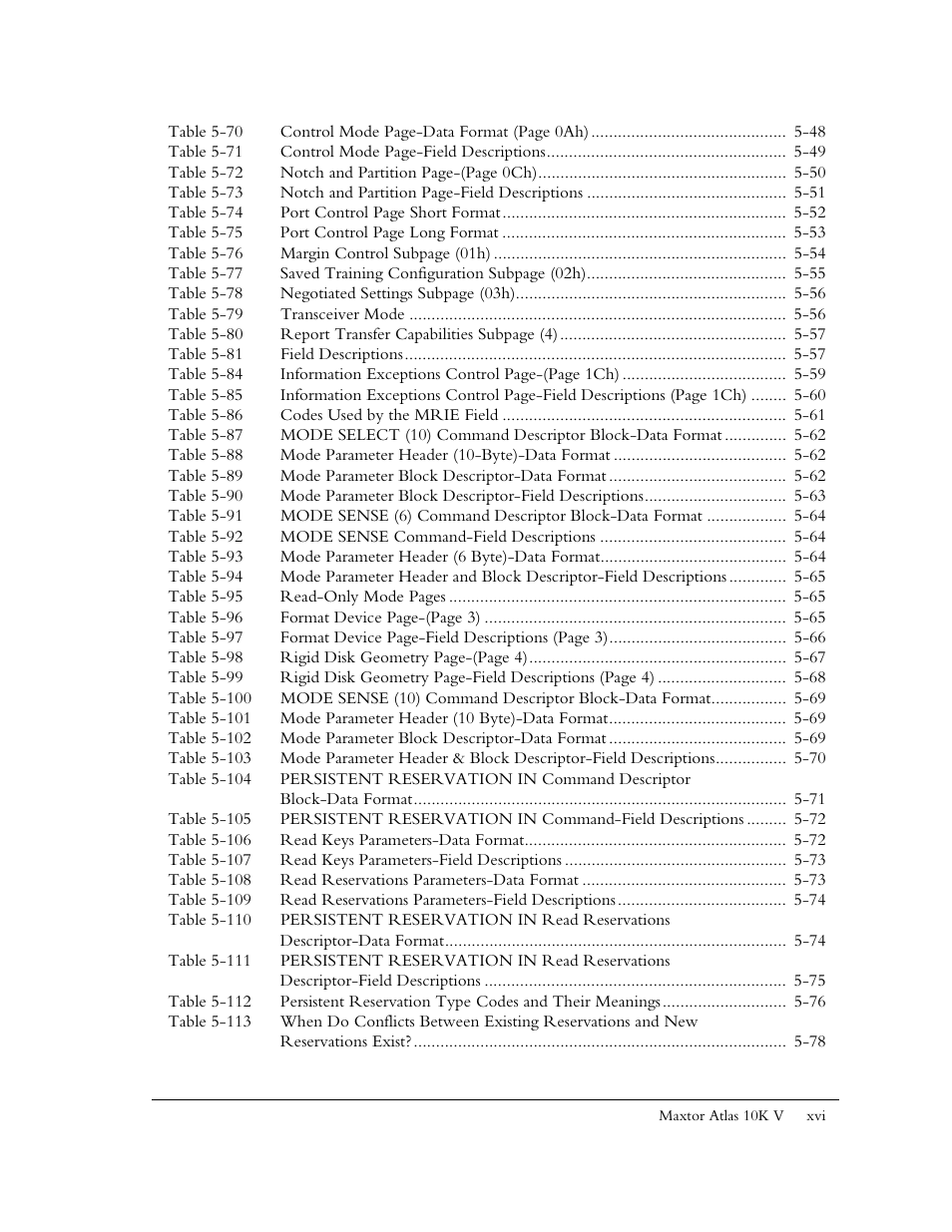 Maxtor 10K V User Manual | Page 13 / 253