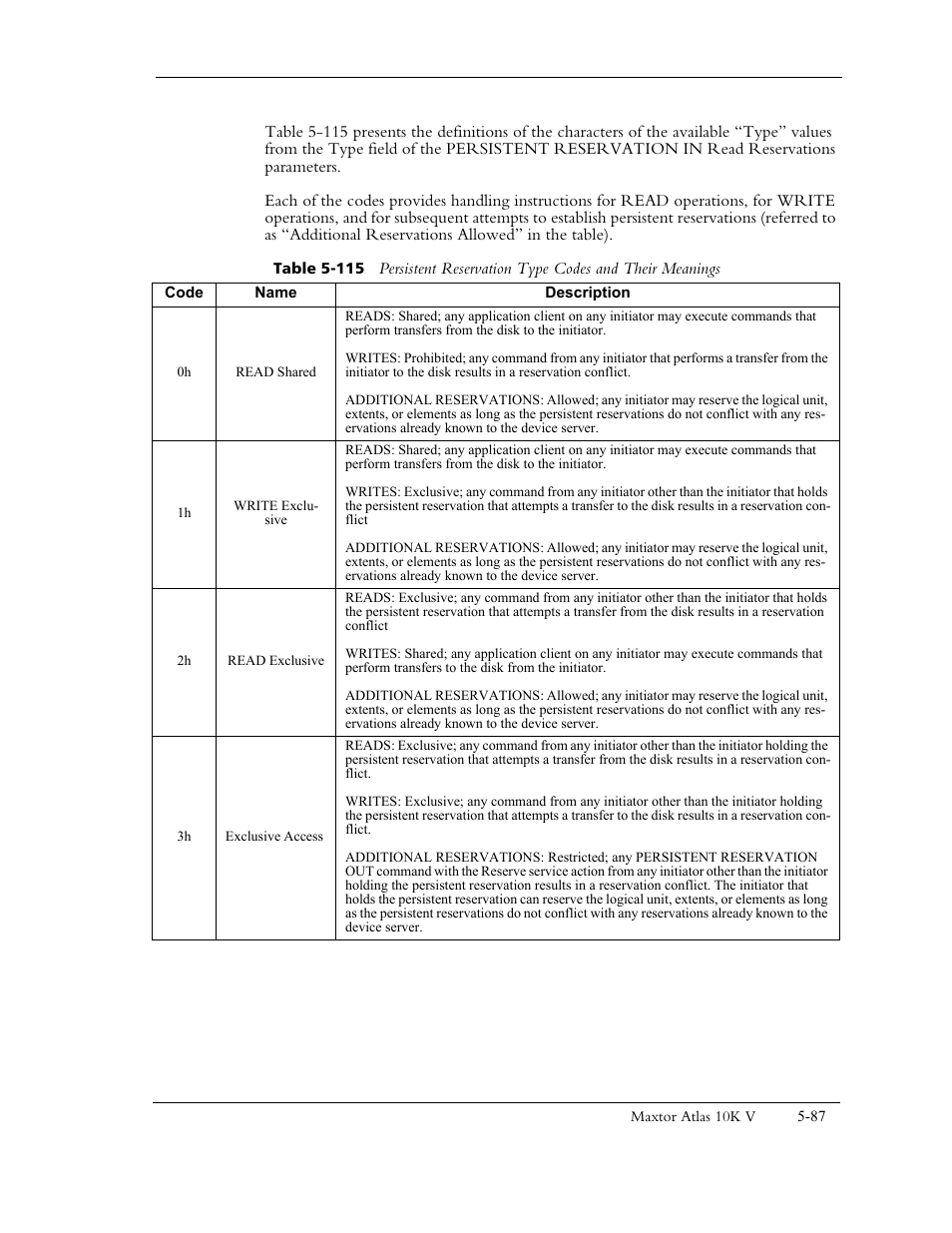 Maxtor 10K V User Manual | Page 145 / 253