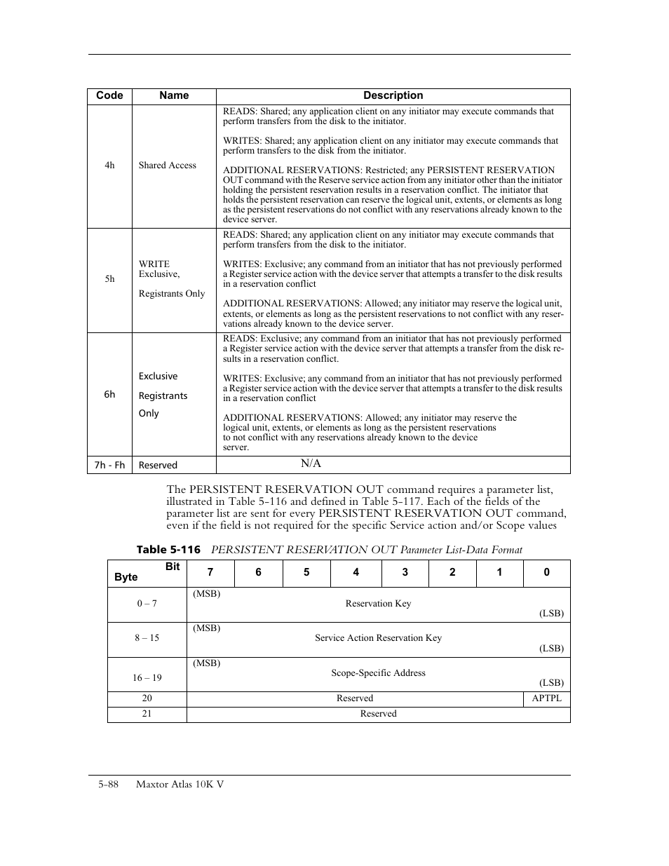 Maxtor 10K V User Manual | Page 146 / 253