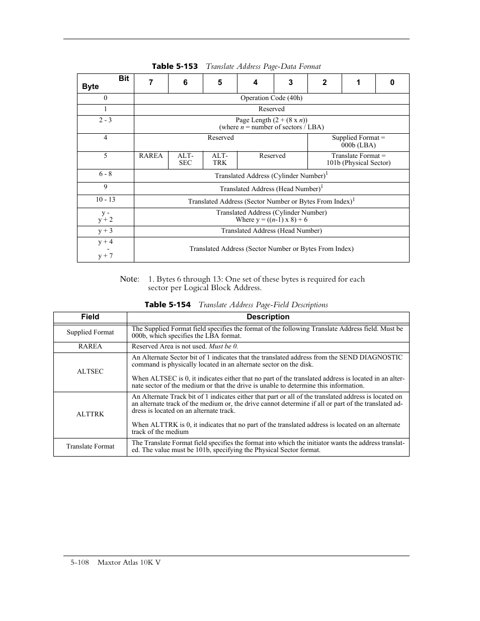 Maxtor 10K V User Manual | Page 166 / 253