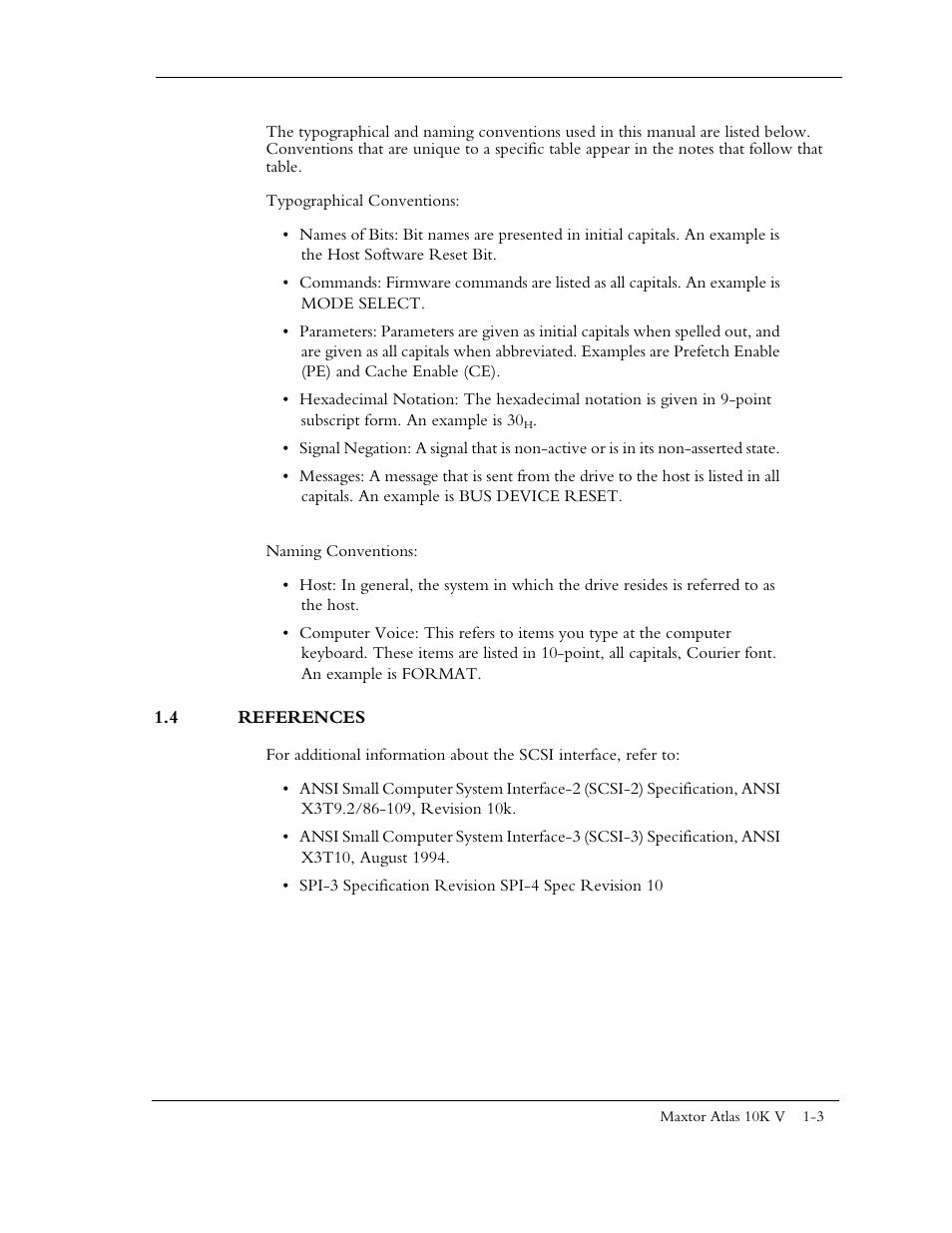4 references | Maxtor 10K V User Manual | Page 19 / 253