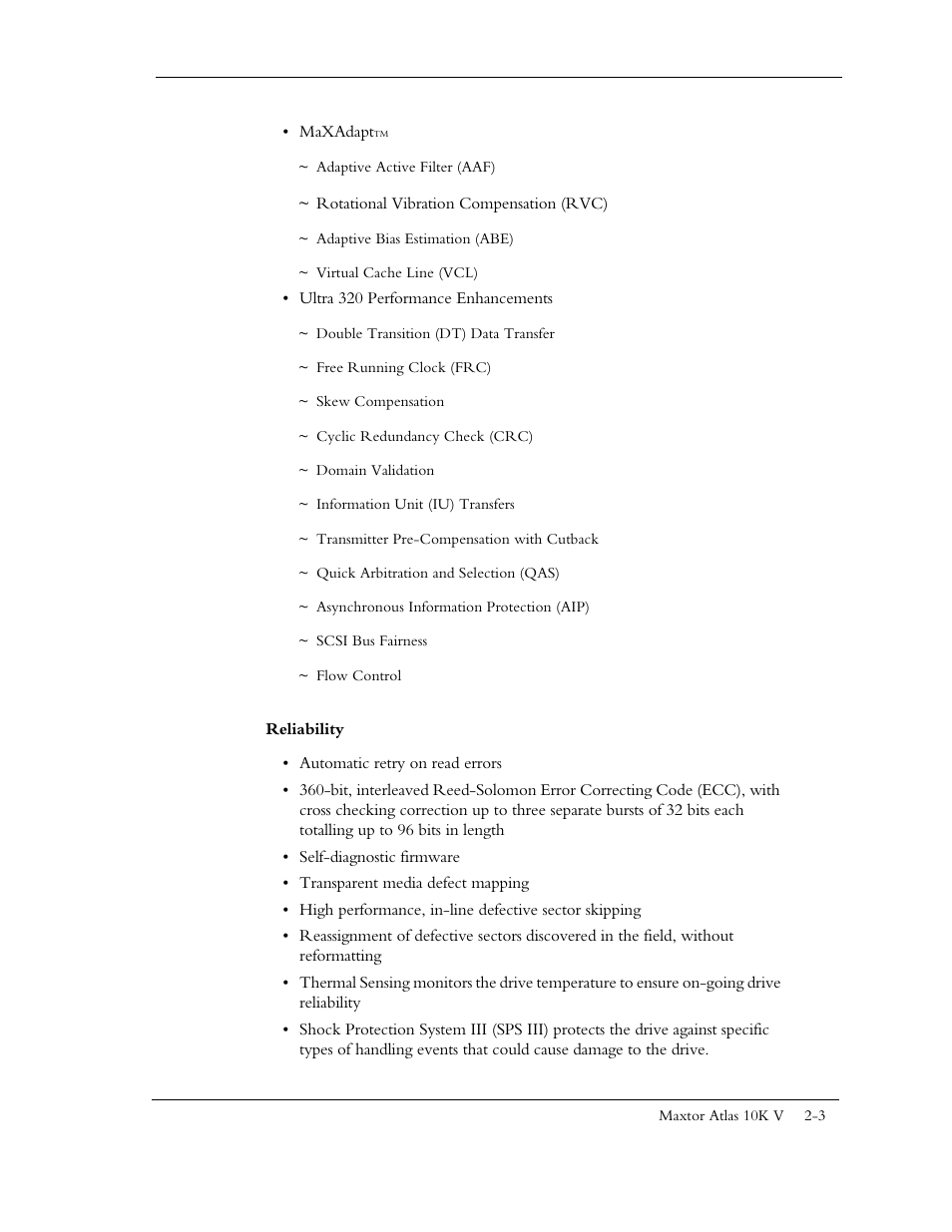 Maxtor 10K V User Manual | Page 22 / 253