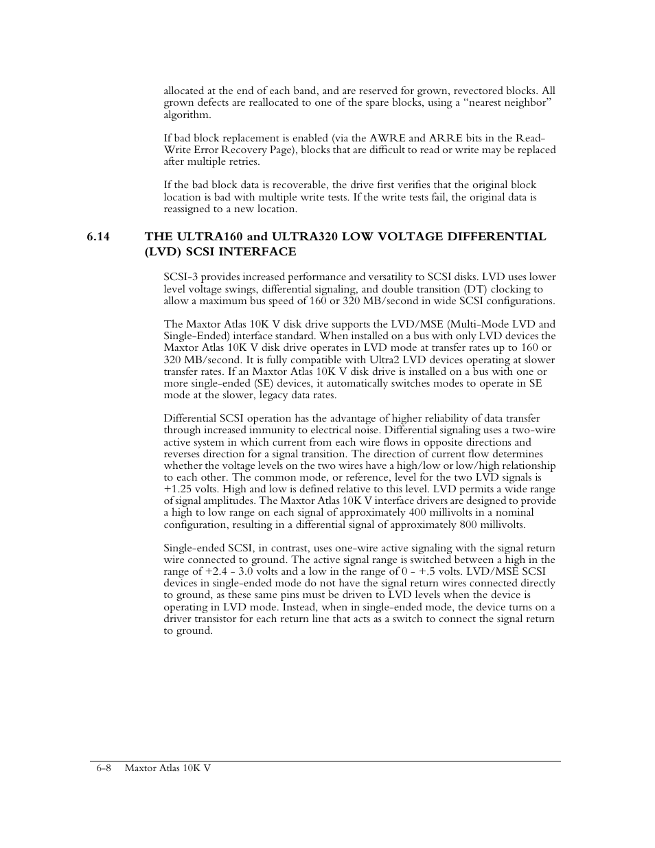 Maxtor 10K V User Manual | Page 222 / 253