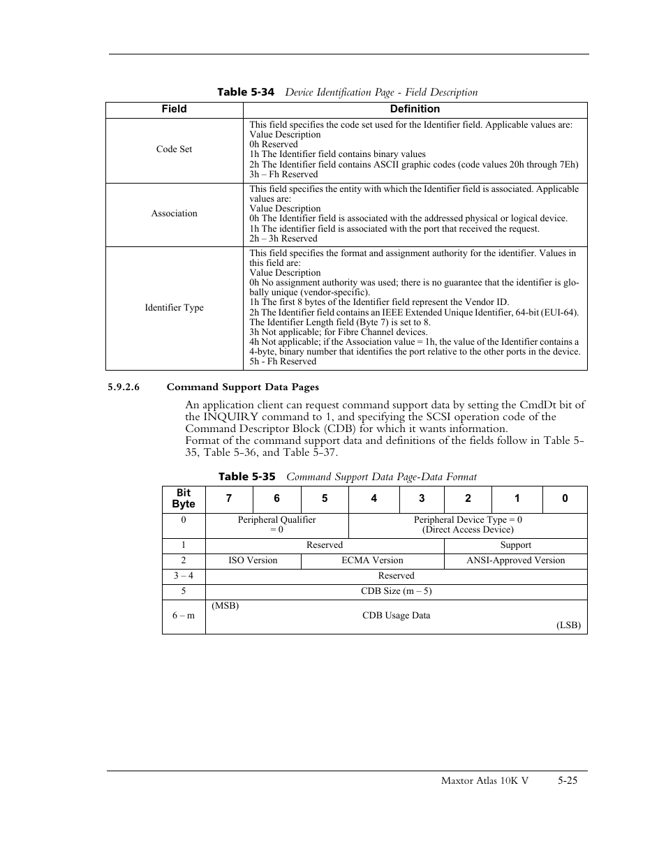 Maxtor 10K V User Manual | Page 83 / 253