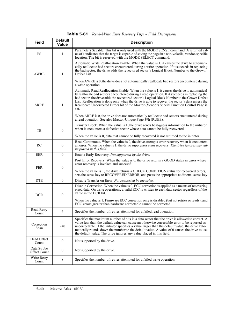 Maxtor 10K V User Manual | Page 98 / 253
