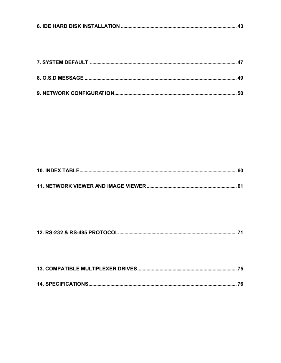 Maxtor SLD240 User Manual | Page 4 / 77