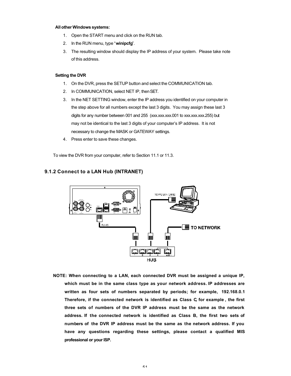 2 connect to a lan hub (intranet) | Maxtor SLD240 User Manual | Page 52 / 77